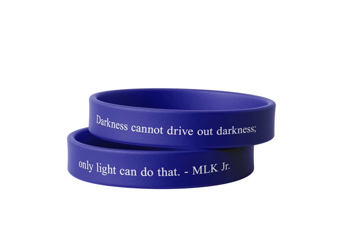 MLK Darkness cannot drive out darkness stacked